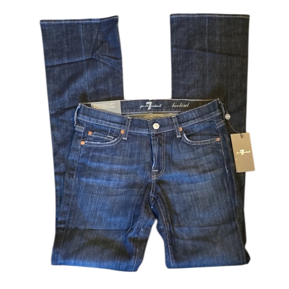 7 for All Mankind Original Dark Wash Bootcut Jeans